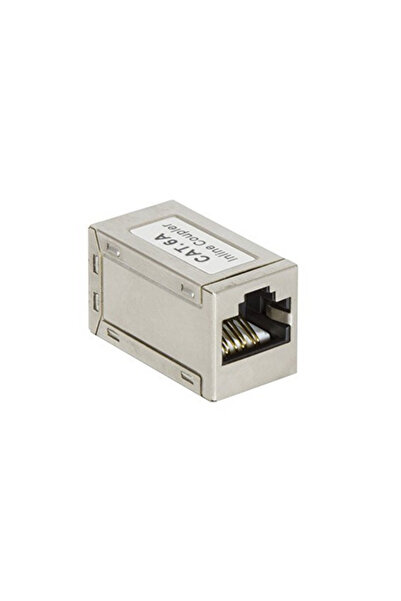 LogiLink CUPLA RJ-45 pt. cablu FTP, Cat6a, RJ-45 (M) x 2, ecranat, metal, 1 b...