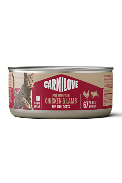 Brit Care Carnilove Cat Can Pate Chicken & Lamb 100 g