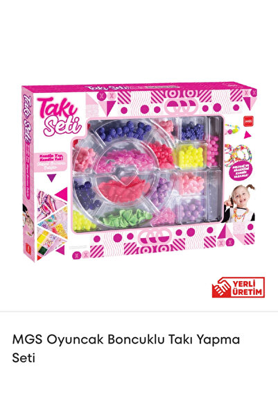 Mgs Boncuklu takı yapma seti büyük boy