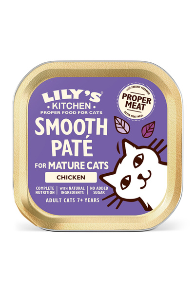 Brit Care Lily's Kitchen Cat Mature Smooth Chicken Pate 85 g