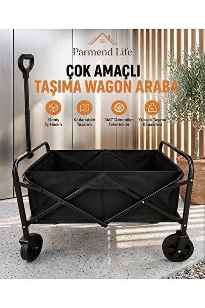 Parmend Life Çok Amaçlı Katlanır Portatif Taşıma Aracı Kamp, Piknik, Plaj, Pazar