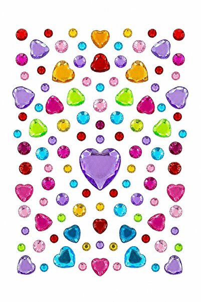 Charmist Gem Era Body Jewels Renkli Yüz ve Vücut Taşı Sticker