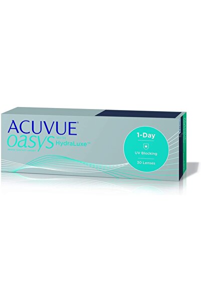ACUVUE عدسات أويسيس اللاصقة لمدة يوم واحد مع هيدرالوكس، عبوة من 30 عدسة، قابل...