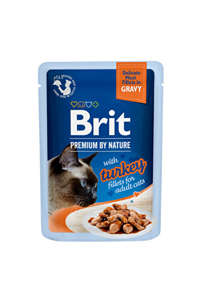 Brit Care Brit Premium by Nature Cat Ευαίσθητα Φιλέτα σε Σάλτσα με Γαλοπούλα ...