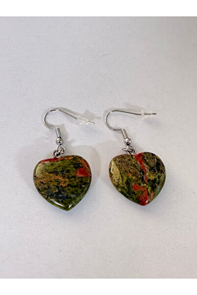 gemsartdeco Unakite Natural Stone Earrings