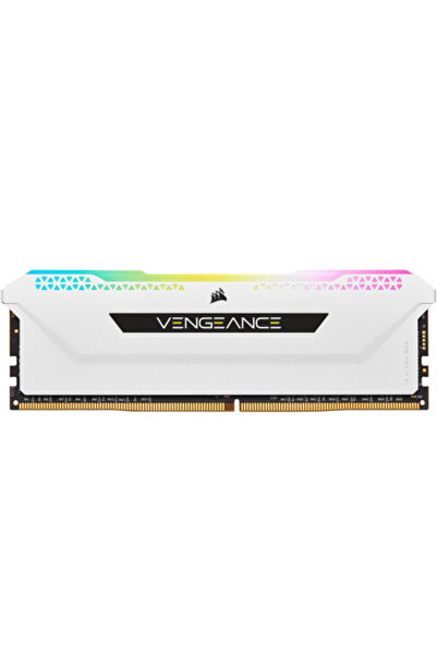 Corsair Memorie DDR4, 8GB, 3200MHz, CL16, 1.35V, Alb, VENGEANCE RGB PRO SL "C...