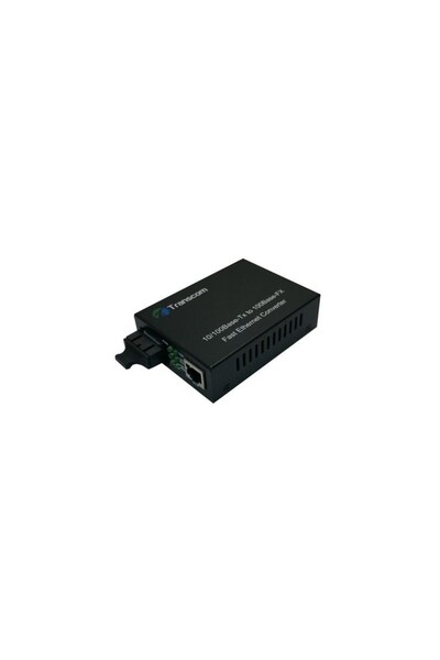 Transcom Convertor media 10/100M 1310/1550nm WDM, 8 comutatoare DIP Tip A Mon...