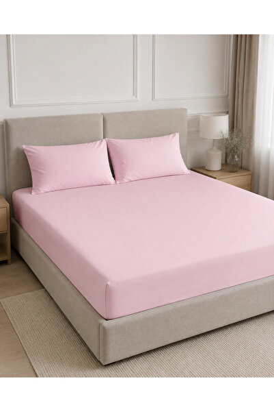 H&F Trendline King Size Double Elastic Sheet Set 180X200 cm + 2 Pieces 50X70 ...
