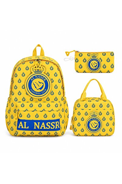 KAZUKO Sports Club Bag Set 3 Pieces Backpack Handbag and Pencil Case with Fav...