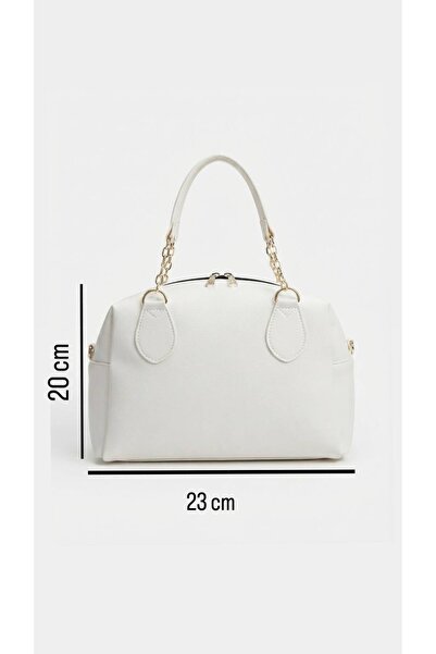 BACHUS Chain Detail Strap Hand and Shoulder Bag