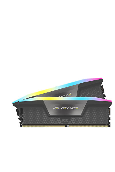 Corsair Memorie DDR5, 64GB, KIT 2x32GB, 5600 MT/s, CL40, 1.25V, Gri, RGB, Ven...