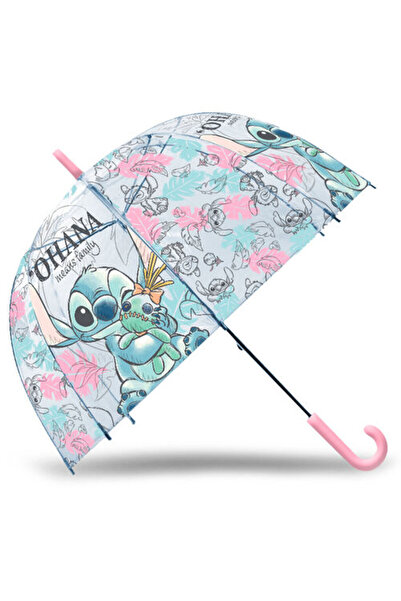Kids Disney Stitch Ohana Ομπρέλα Διάφανη 46 cm (ST00052)
