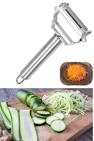 Shopura Julienne Chopper Peeler Stainless Steel Carrot Zucchini Cucumber Vege...