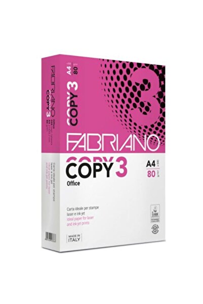 Fabriano Χαρτί Φωτοτυπικό Copy 3 80GR Α4 Φ500 (COPY3)