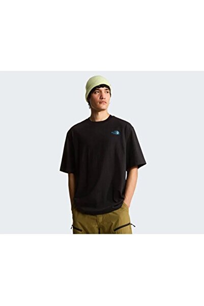 THE NORTH FACE Nf0A8G9Wjk31-Liquid Box Nse Oversiz Black Round Regular Fit Pl...