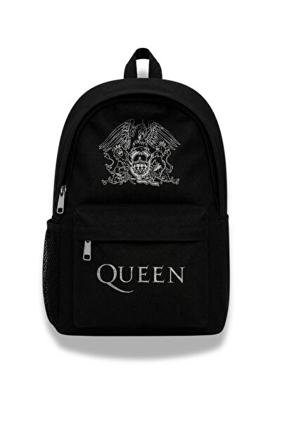 Fuddy Moda حقيبة ظهر مطبوعة للجنسين من Queen، حقيبة مدرسية بتصميم فرقة روك