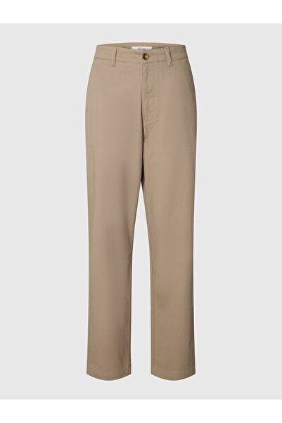 SELECTED Pantaloni HELVAR Chino din Bumbac Organic