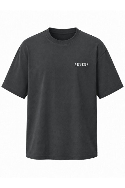 Arvens Minimal Printed Oversize 100% Cotton Fabric T-Shirt Unisex Design Qual...
