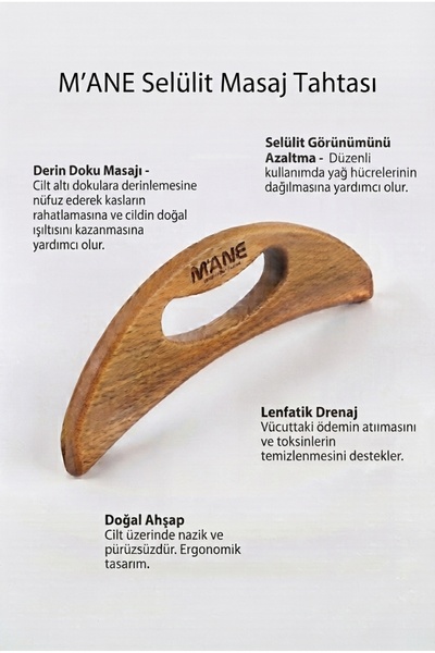 %100 Doğal Selülit Masaj Tahtası