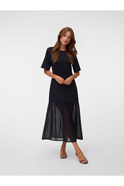 Vero Moda Kleid VMBRENDA Langes Kleid