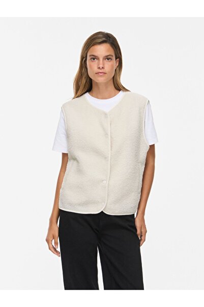 VILA Weste VIMARLON Teddyfleece