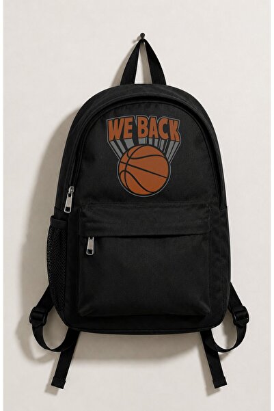 Fuddy Moda Rucsac unisex cu imprimeu We Back, geantă de școală cu tematică de...