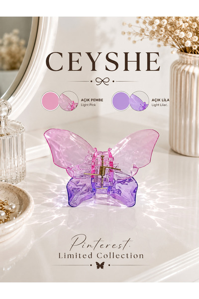 CeyShe Double Color Butterfly Hairpin – Stylish and Elegant Hair Clip – Women...
