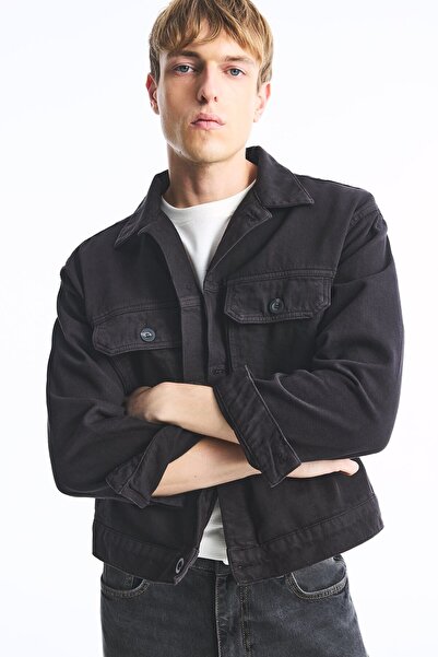 DeFacto Relax Fit Shirt Collar Double Pocket Cotton Jacket I5322Ax26Au
