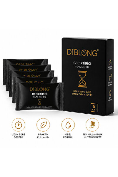Diblong Islak Mendil - Erkeklere Özel 5 Adet Seti