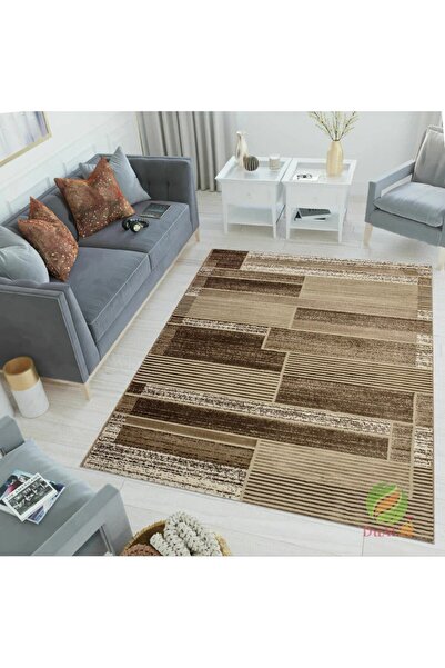 Dualhome Χαλί April Strate Καφέ, 170x250 εκ., Γεωμετρικό - 170x250 εκ., ορθογ...