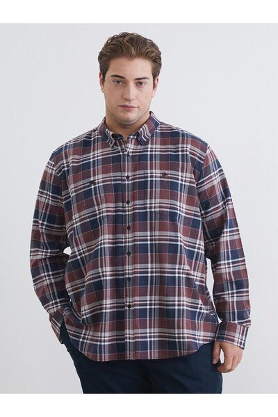 LC Waikiki Regular Fit Long Sleeve Plaid Men's Shirt
