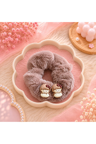 Generic Brand Girls' Plush Hair Clips – Rubber Clips with Cute Figures, Color...