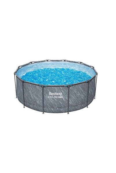 BESTWAY Steel Frame Pool, 366 cm, H 122 cm, 10 m³, with Filter Pump