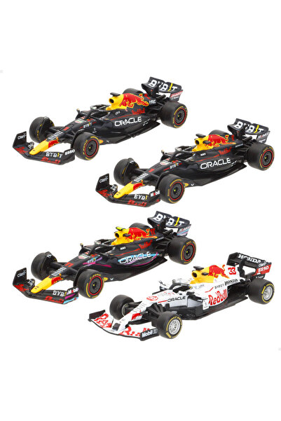 Burago F1 Ред Бул метален комплект 4 коли