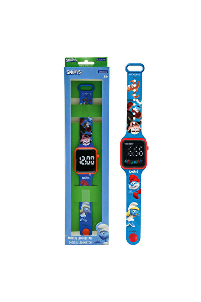 LEXIBOOK Ceas digital LED Smurfs
