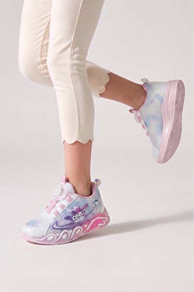 Moda Lime Girls' Sports Shoes Kuromi Melody Detail Adjustable Laces Non-Slip ...