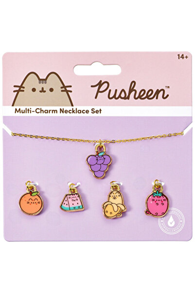 The Carat Shop Colier Pusheen Fruits + breloace