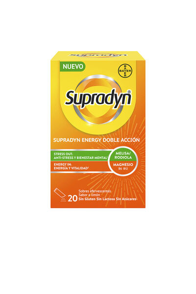 Supradyn ENERGIE pliculețe efervescente cu acțiune dublă 20 unități