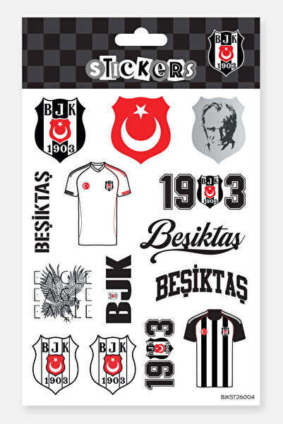 Beşiktaş Sticker Set Flag & Atatürk - Licensed Original