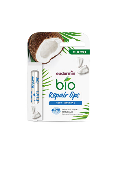 Eudermin Balsam de buze reparator bio cu cocos + vitamina E 4.8 gr