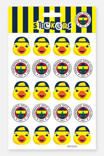 Fenerbahçe Sticker Set Arma & Yellow Canary - Licensed Original