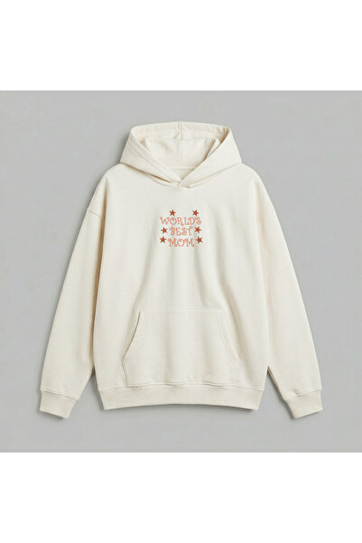 World’s Best Mom Nakışlı Yetişkin Hoodie