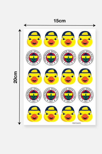 Fenerbahçe Sticker Set Arma & Yellow Canary - Licensed Original