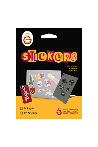 Galatasaray Sticker Set Black - Licensed Original