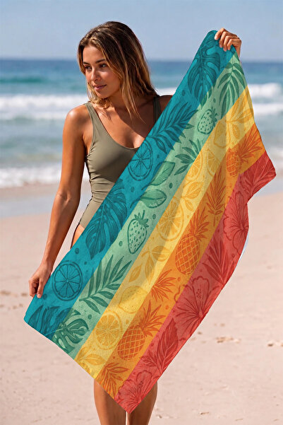 Valerine Life Prosop de plajă 70x140cm Piscină Spa Sauna Sport Bumbac Absorba...