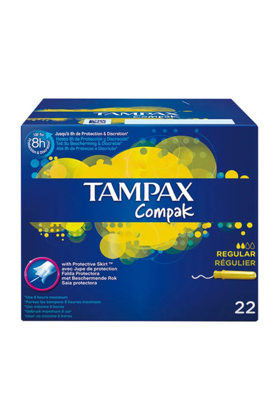 TAMPAX Compak Regular 22 Unități