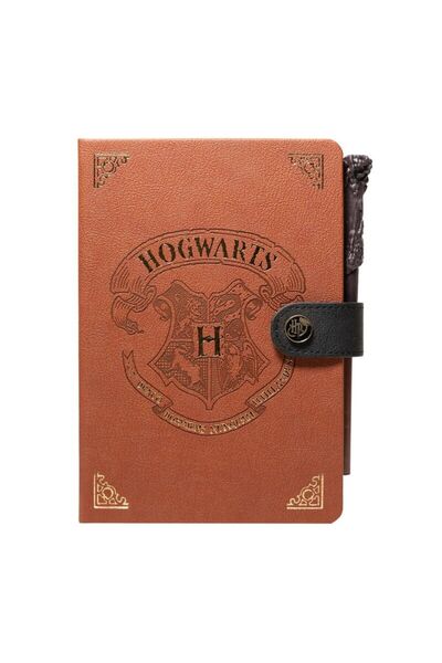 Erik Harry Potter Hogwart A5 premium notebook + wand pen