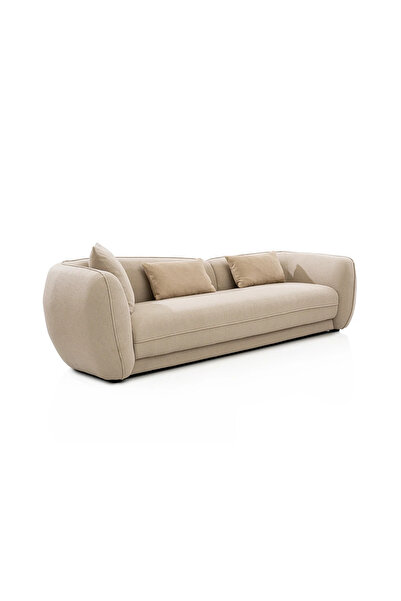 Midas Furniture أريكة إيتوري رباعية المقاعد بلون بيج