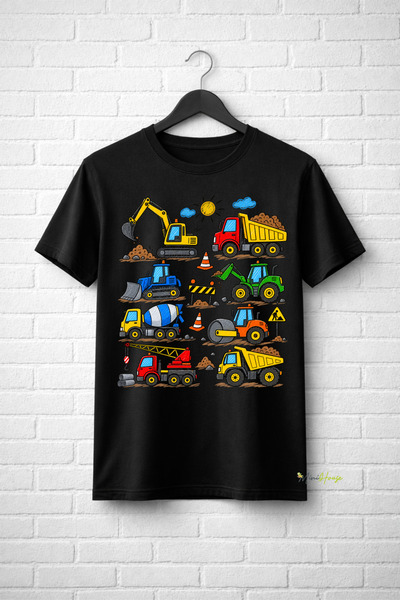 MiniHouse Special Drawing for Digger-Operators T-Shirt 100% Cotton