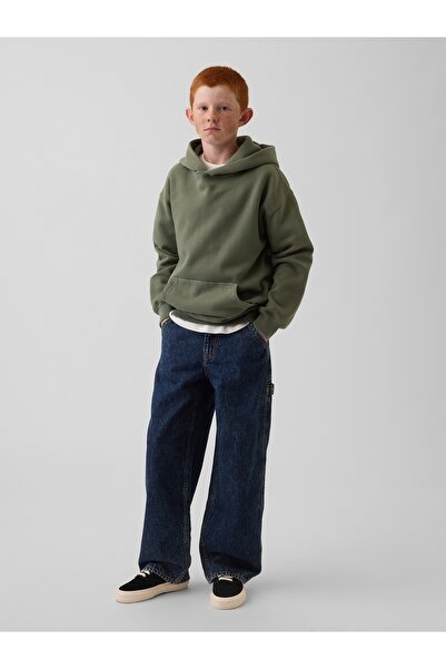 GAP Erkek Çocuk Koyu Mavi Baggy Carpenter Jean Pantolon